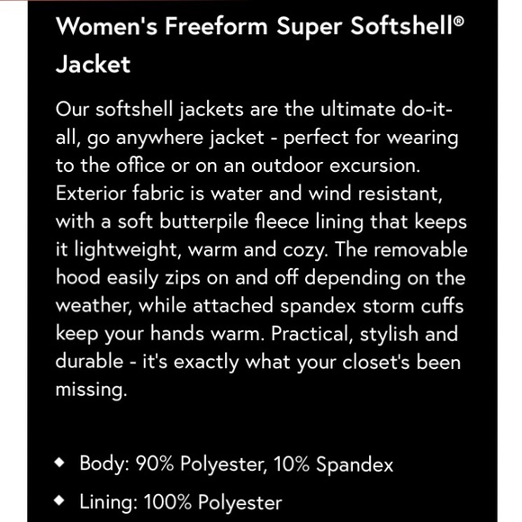 Free country freeform super soft shell jacket - Picture 3 of 6